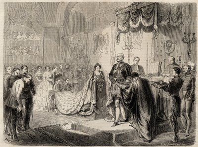 The Coronation of King William I in Koenigsberg in 1861 by Unknown artist