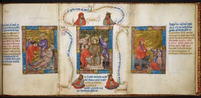 The Drunkenness of Noah; the Mocking of Christ; children mocking the prophet Elisha by Unknown artist