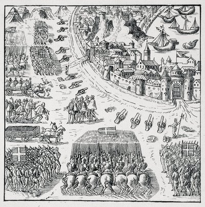 The Duke of Anjou (Henry III) having been elected king of Poland (in 1573) and was forced to go and take possession of this crown incessantly, the siege of La Rochelle was lifted, and the Rochellois were granted everything they asked for themselves and for by Unknown artist