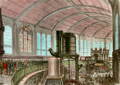 The Eiffel Machine Gallery at the 1867 Universal Exhibition by Unknown artist