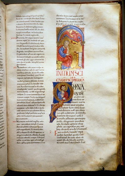 The Gospel of Saint Luke represents with the bull by Unknown artist