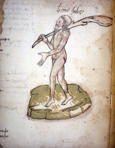The Hairy Man - from the manuscript 