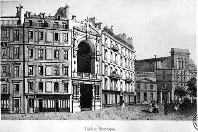 The Historical Theatre in the 19th Century - Engraving, Carnavalet by Unknown artist