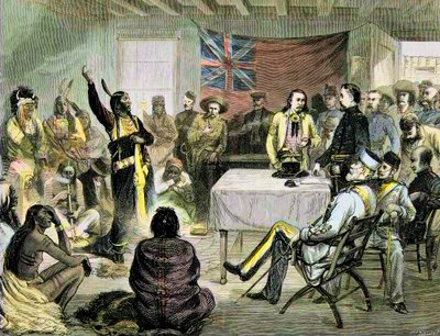The Indian War in the United States - the 