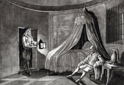The Iron Mask in His Prison on the Island of Sainte-Marguerite by Unknown artist