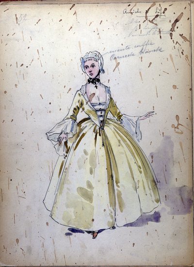 The Lady of Spades: Opera composed in 1890 by Piotr or Petr Ilyich Tchaikovsky (or Tchaikowsky) by Unknown artist