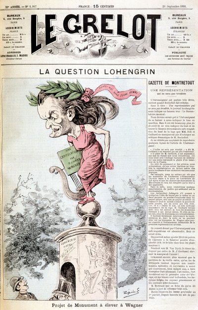 The Lohengrin question: Monument project to be raised in Wagner - in 