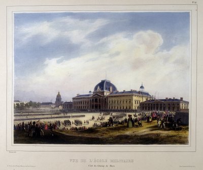 The Military School of the Invalides, view of the Champ de Mars by Unknown artist