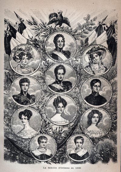 The Orleans Family in 1830 by Unknown artist
