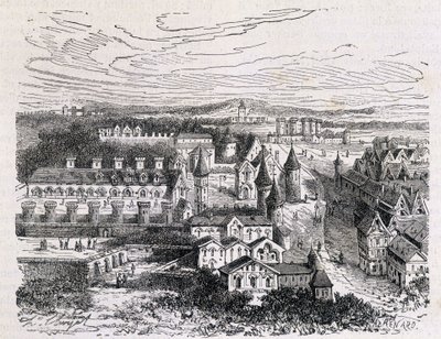The Palais des Tournelles, Opposite the Hotel Saint Paul by Unknown artist