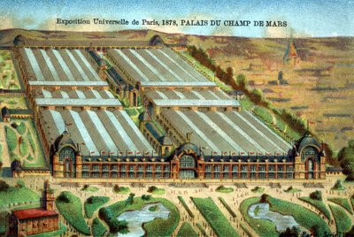 The Palais du Champ de Mars at the Universal Exposition of Paris in 1878 by Unknown artist