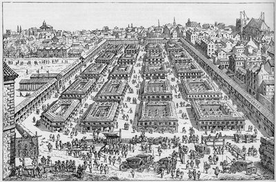 The Saint Germain Fair in the 17th century by Unknown artist