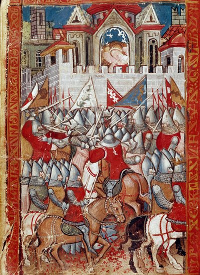 The Siege of Pamplona by Charlemagne from 