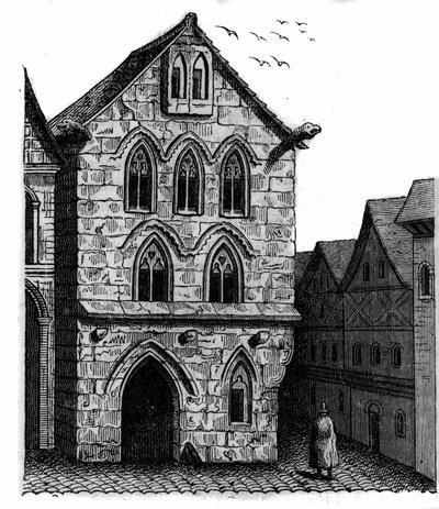 The Templar House in Louviers in Normandy by Unknown artist
