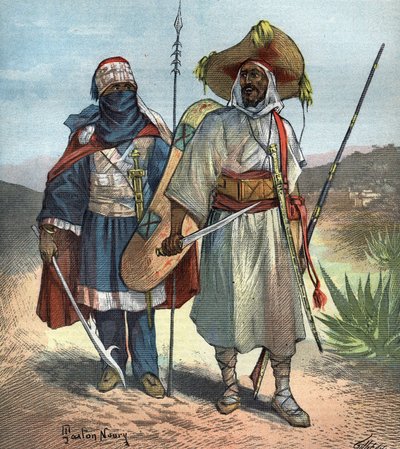 The Tuareg in 1892 by Unknown artist