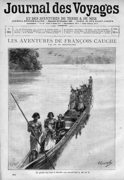 The Adventures of Francois Cauche (around 1606-after 1638) French explorer of the 17th century by Unknown artist