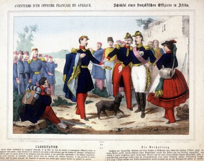 The adventures of a French officer in Africa by Unknown artist