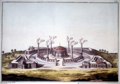 The Ancient City of Nineveh, Ancient City of Assyria, Showing the Imaginary View of an Assyrian Palace by Unknown artist