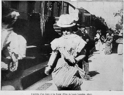 The arrival of a train at La Ciotat station (first public film by Louis Lumière) by Unknown artist