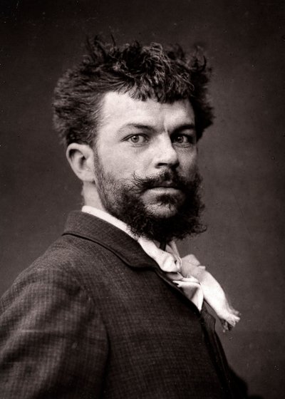 The Artist Georges Haquette Portrayed on the Occasion of the Salon of Paris by Unknown