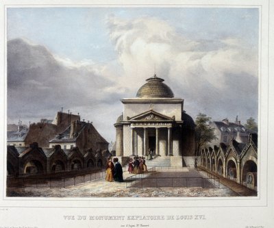 The atonement chapel of Louis XVI in Paris by Unknown artist