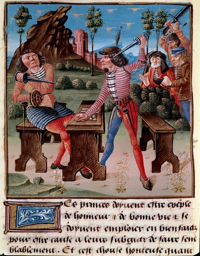 The bad effects of the game, the theft and the fight. Two players threatened with their weapons from 
