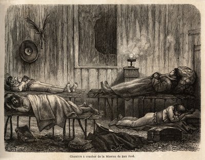 The Bedroom of the Christian Mission of San Jose (Peru) by Unknown artist