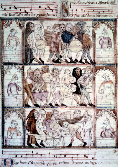 The Charivari Fete for the Wedding of Fauvel by Unknown artist