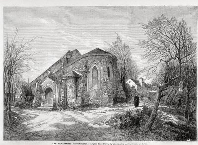 The church of Saint Pierre de Montmartre - in 