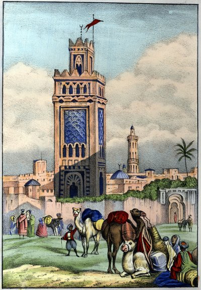 The city of Oran in Algeria in 1840. in 