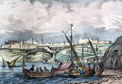 The city of Oran in Algeria in 1840. In 