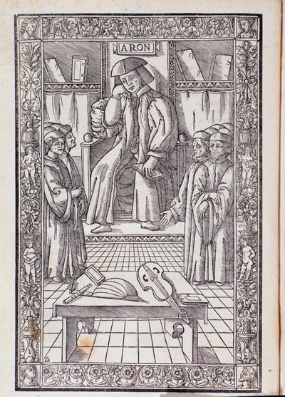 The Composer and Musical Theorist Pietro Aaron as Chair Among His Students by Unknown artist