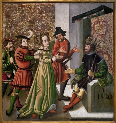 The conversation between St. Catherine and the philosophers by Unknown artist