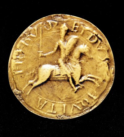 The Counterseal of Louis VII of France, Representing Him on Horseback by Unknown artist