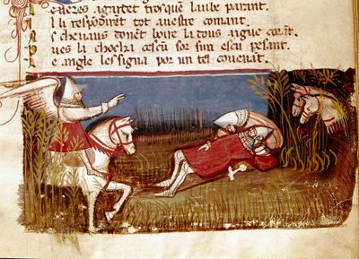 The Death of the Knight Roland during the Battle of Roncevaux from 