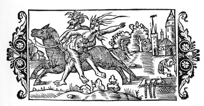 The Devil Carrying a Witch - in 