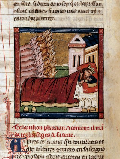 The Dream of Pharaoh King of Egypt: The Vision of the Seven Lean Cows and the Seven Fat Cows by Unknown artist