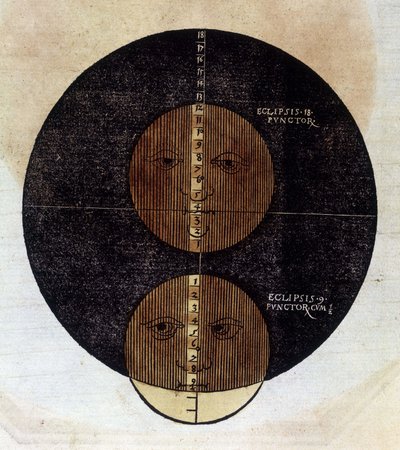 The eclipse of the moon in 