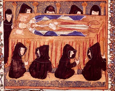 The Funeral of a Miniature King from the Manuscript 