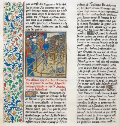 The Judicial Combat of Jacques le Gris and Jean de Carrouges by Unknown artist