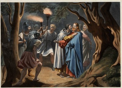 The kiss of Judas in the Garden of Olives by Unknown artist