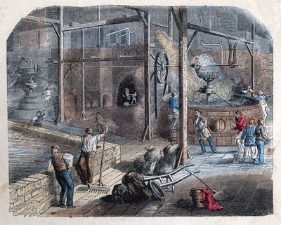 The Manufacture of Beer. 19th Century Illustration. Bianchetti Collection by Unknown artist