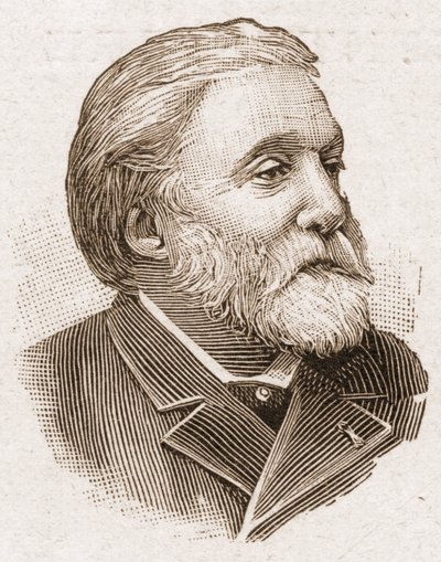 Portrait of Etienne Charles Henri, Viscount de Bornier, French Playwright and Poet by Unknown artist