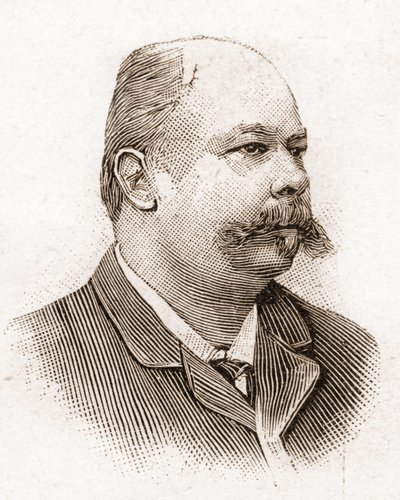 The Members of the Academy Francaise in 1895: Portrait of Henri Meilhac, French Playwright by Unknown artist