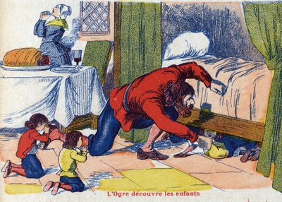 The Ogre Discovers the Children. Illustration for 
