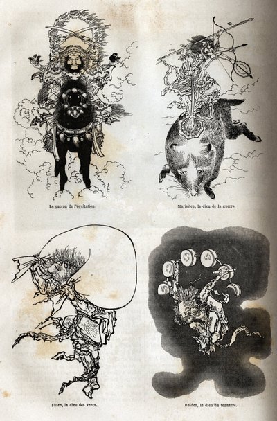 The Pantheon of Japanese Divinities by Unknown artist