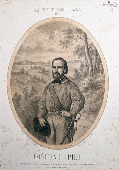 The Patriot Rosolino Pilo by Unknown Artist