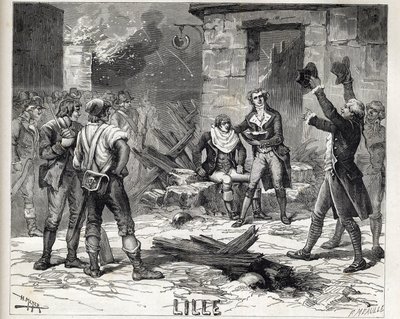 The shaving dish of Lille. An episode from the Siege of Lille in 1792 during the French Revolutionary Wars by Unknown artist