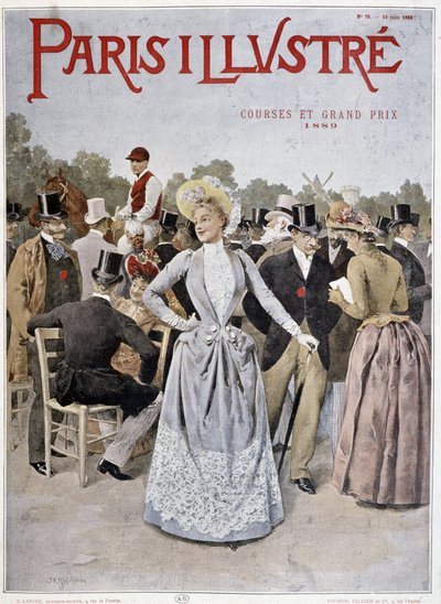 The spectators at the races - in 