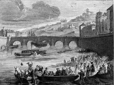 The steamboat of the Marquis Jouffroy d